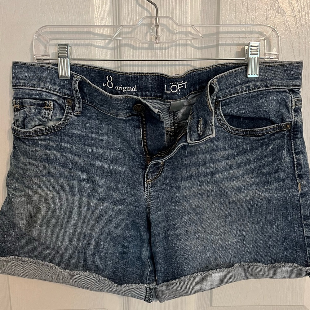 LOFT denim shorts